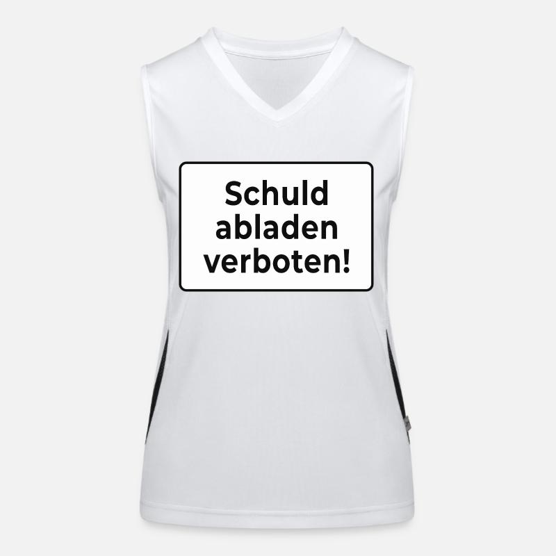 Unloading guilt prohibited Women's Functional Contrast Tank Top