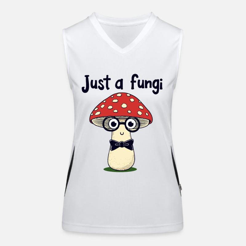 Juste un champignon - Drôle de champignon Débardeur respirant contrasté Femme