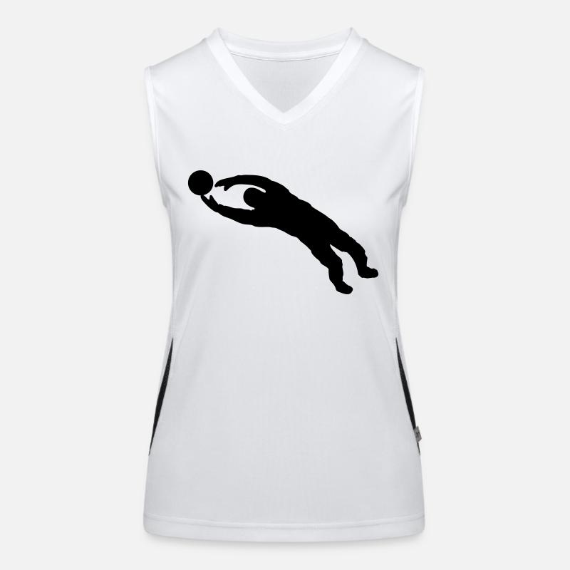 Torwart Funktionelles Kontrast-Tank Top für Frauen