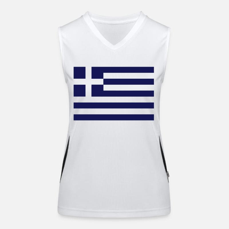 Greece Women's Functional Contrast Tank Top