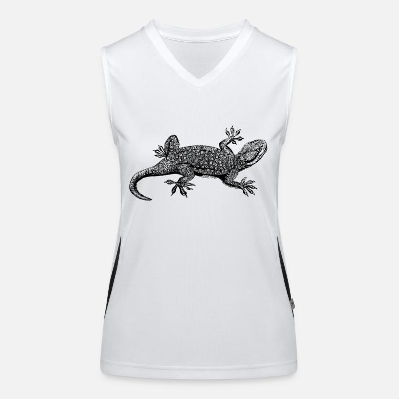 gecko Funktionelles Kontrast-Tank Top für Frauen