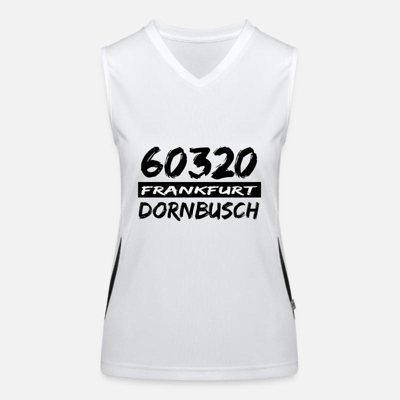 60320 Frankfurt Dornbusch Funktionelles Kontrast-Tank Top für Frauen