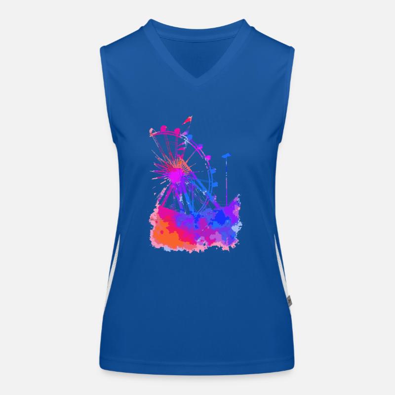 grande roue Débardeur respirant contrasté Femme