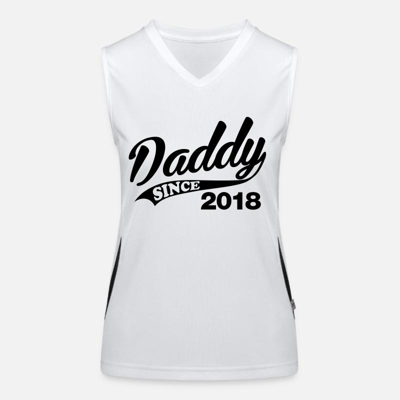 Daddy Since 2018 Women's Functional Contrast Tank Top