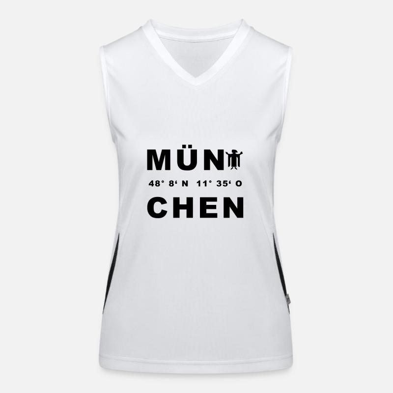 München Funktionelles Kontrast-Tank Top für Frauen
