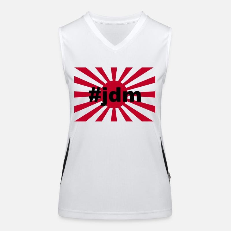 JDM Flag Women's Functional Contrast Tank Top