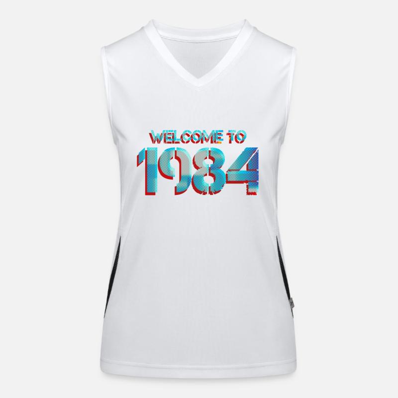 1984 DESTROY Women's Functional Contrast Tank Top