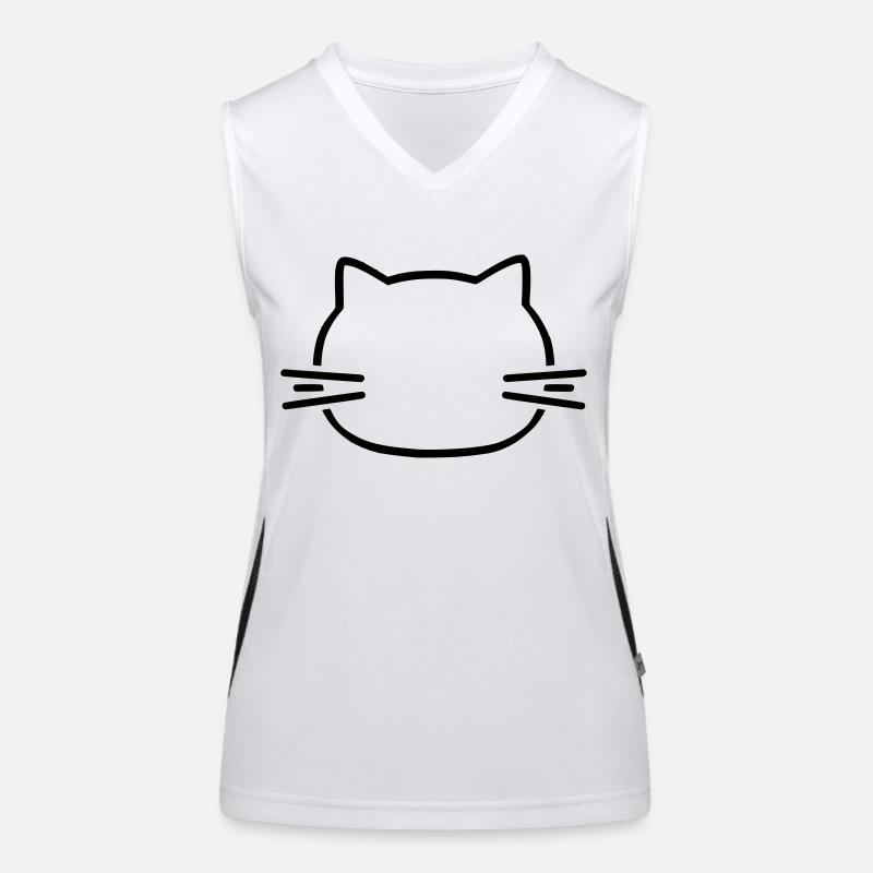 Cat head Women's Functional Contrast Tank Top