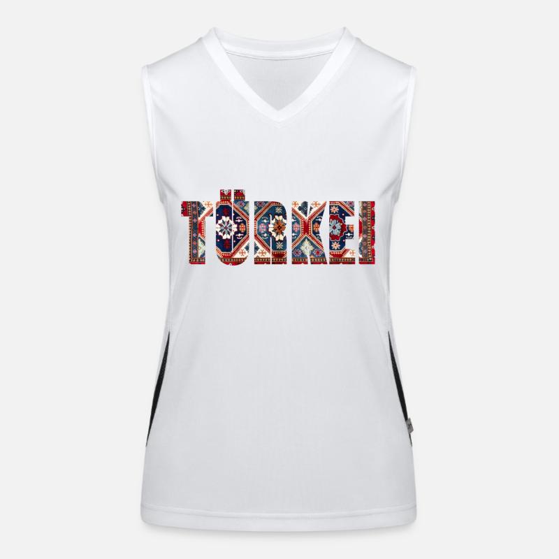 tapis de dinde Débardeur respirant contrasté Femme