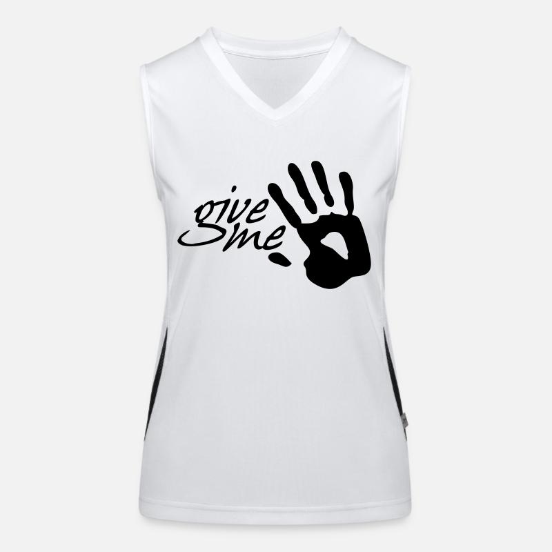 give me five Women's Functional Contrast Tank Top
