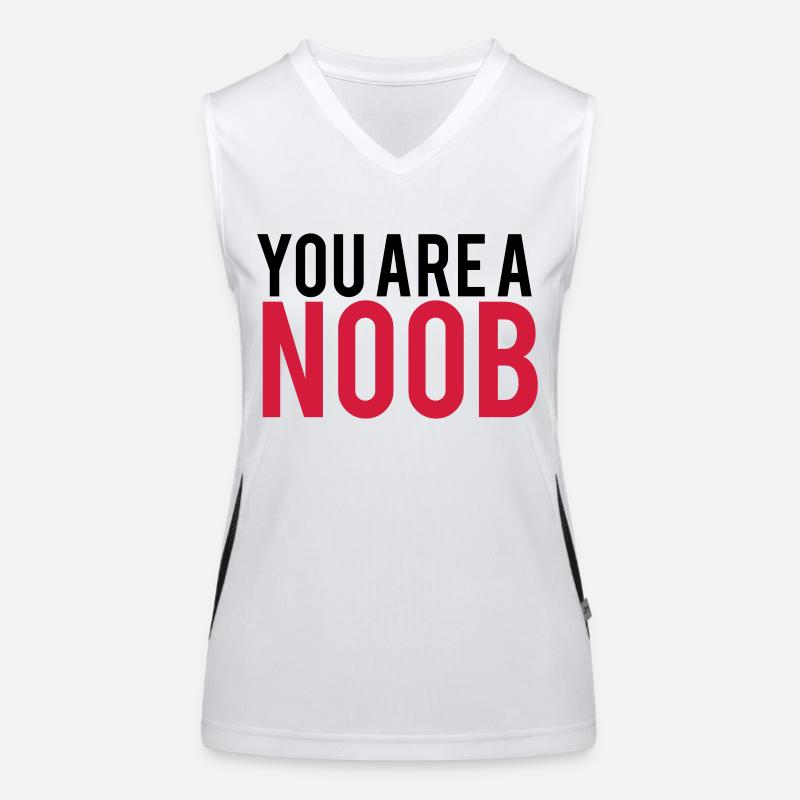 You are a Noob Logo Women's Functional Contrast Tank Top
