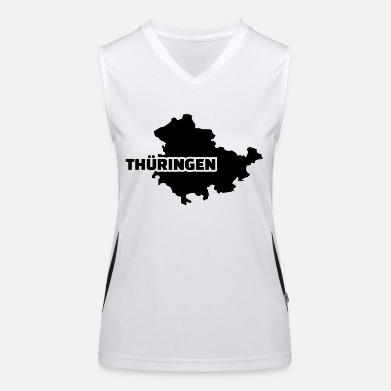Thüringen Funktionelles Kontrast-Tank Top für Frauen