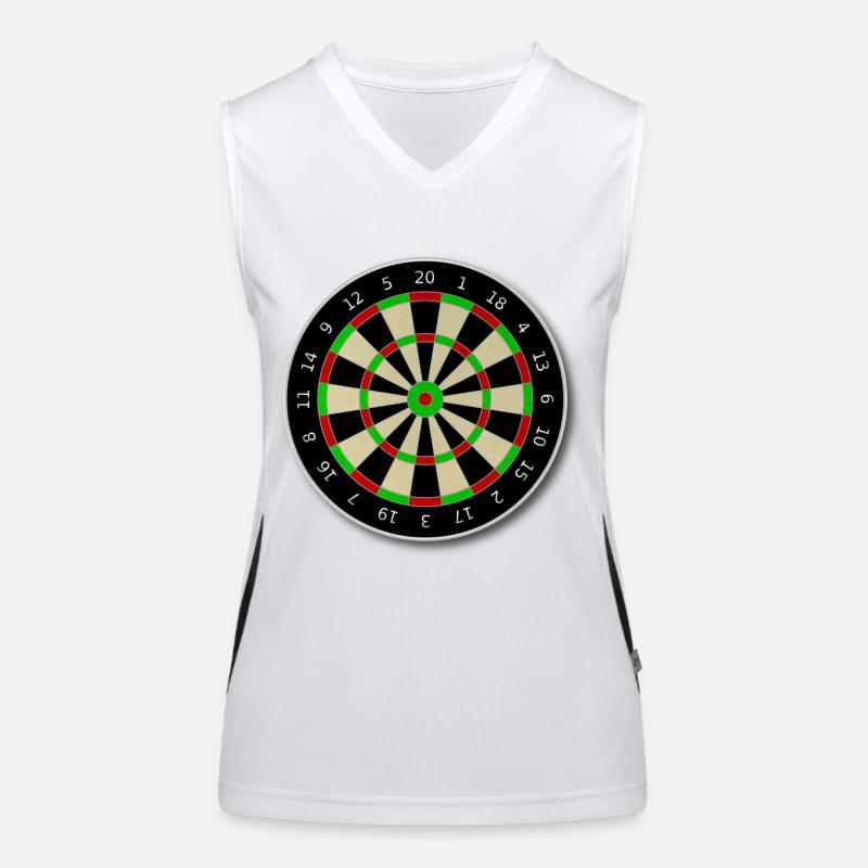 Fléchettes Débardeur respirant contrasté Femme