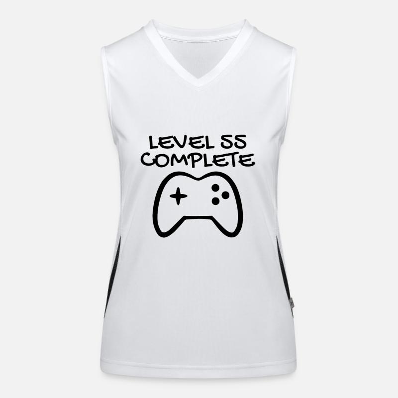 55th birthday - 55 years gift Women's Functional Contrast Tank Top
