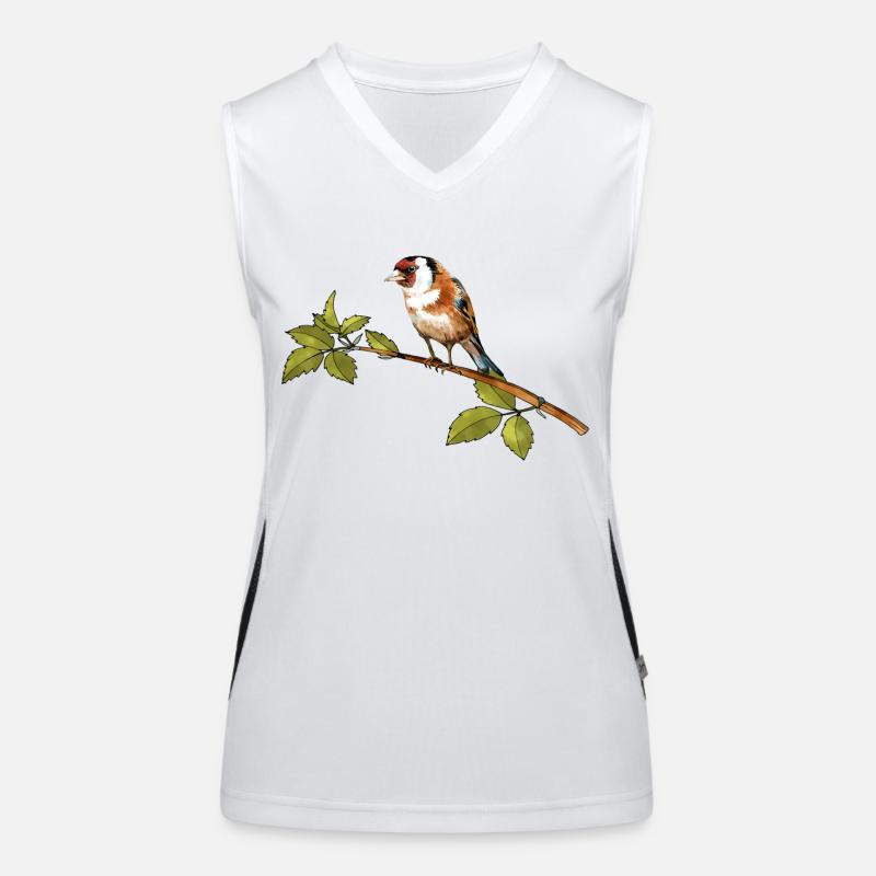 Vogel Funktionelles Kontrast-Tank Top für Frauen