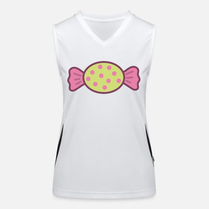 Candy Sweets Women's Functional Contrast Tank Top