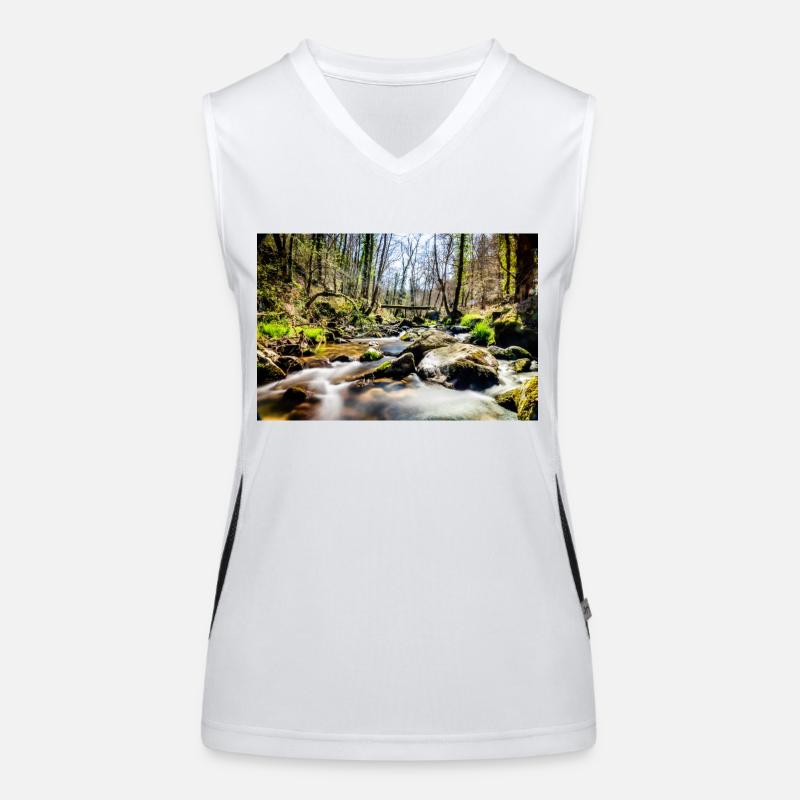 river Women's Functional Contrast Tank Top