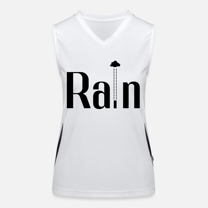 rain pluie original design Débardeur respirant contrasté Femme