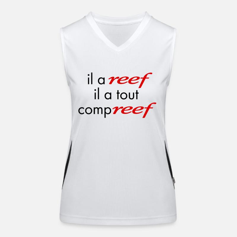 Il a Reef il a tout compreff, Débardeur respirant contrasté Femme