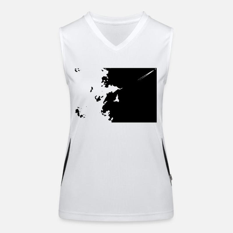 airplane Women's Functional Contrast Tank Top