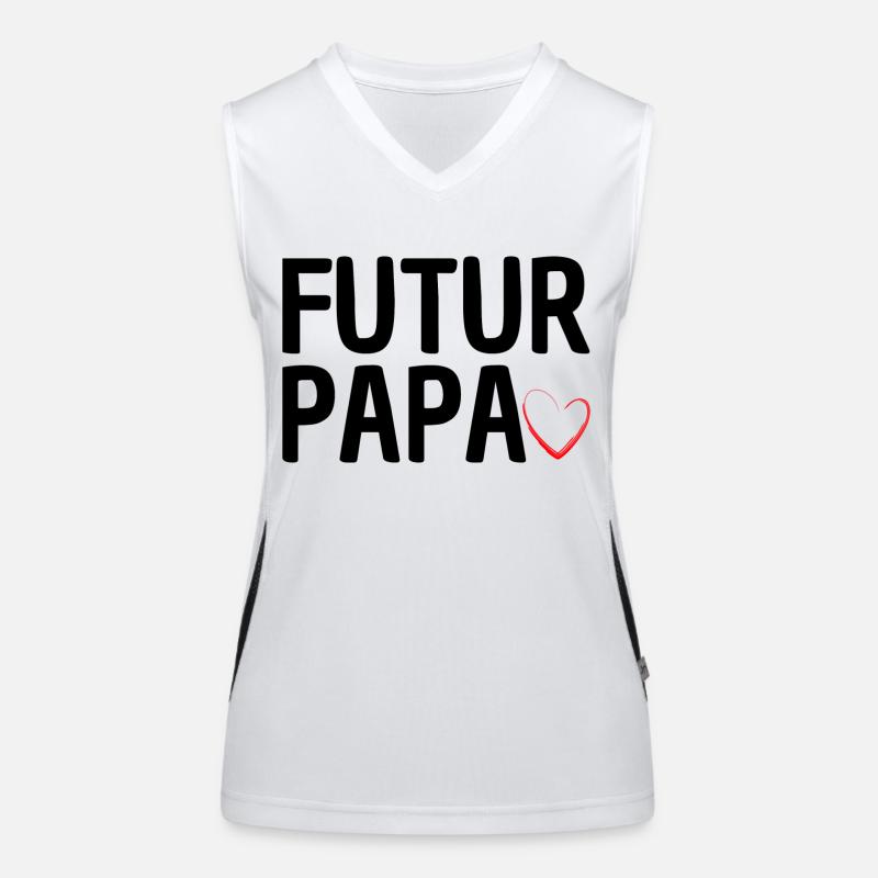 Father-to-be Women's Functional Contrast Tank Top