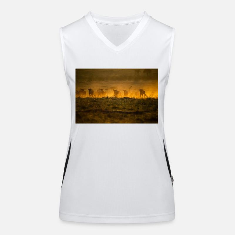 Great Migration D5N 7277 Funktionelles Kontrast-Tank Top für Frauen