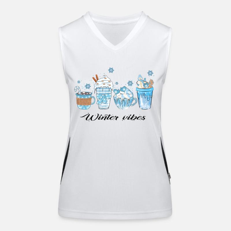 Winter Vibes Women's Functional Contrast Tank Top