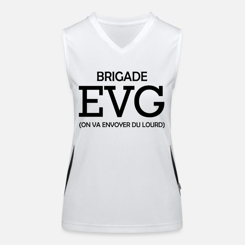 brigade evg / team evg Débardeur respirant contrasté Femme