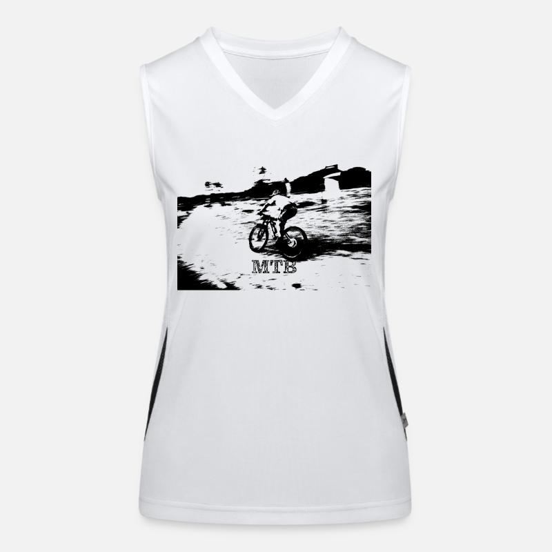 mtb mtb bmx Women's Functional Contrast Tank Top