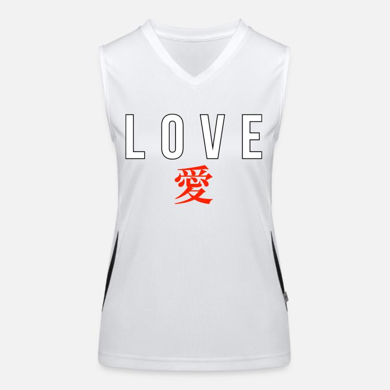 Japanisch Funktionelles Kontrast-Tank Top für Frauen