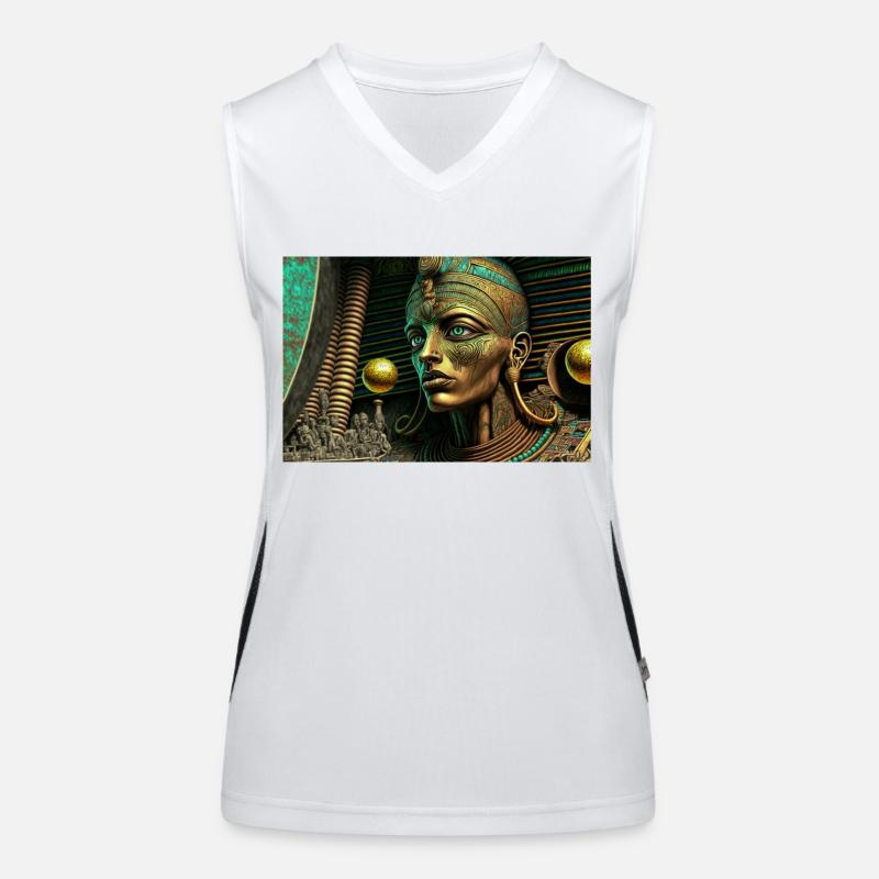 god by daniel costa 3 Women's Functional Contrast Tank Top