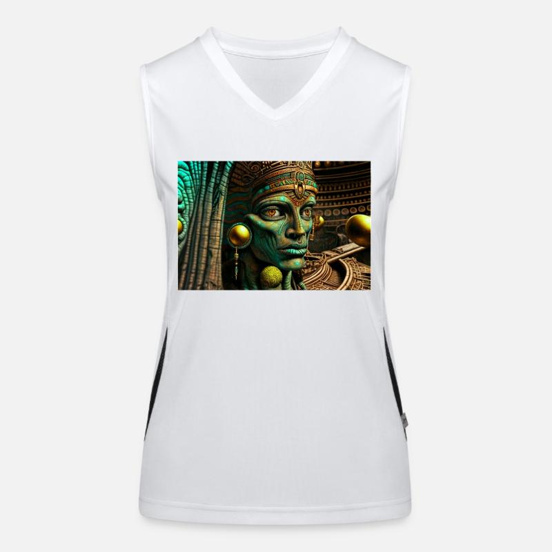 god by daniel costa 5 Women's Functional Contrast Tank Top