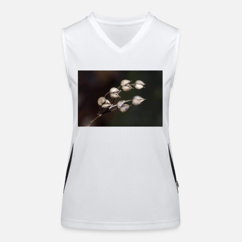 Trockenblume Funktionelles Kontrast-Tank Top für Frauen