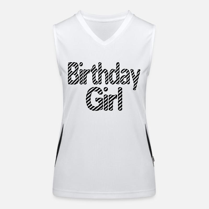 fille d’anniversaire Débardeur respirant contrasté Femme