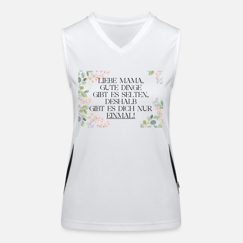 MAMA Funktionelles Kontrast-Tank Top für Frauen