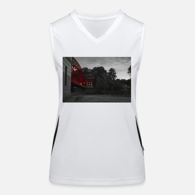 Red Bridge Funktionelles Kontrast-Tank Top für Frauen