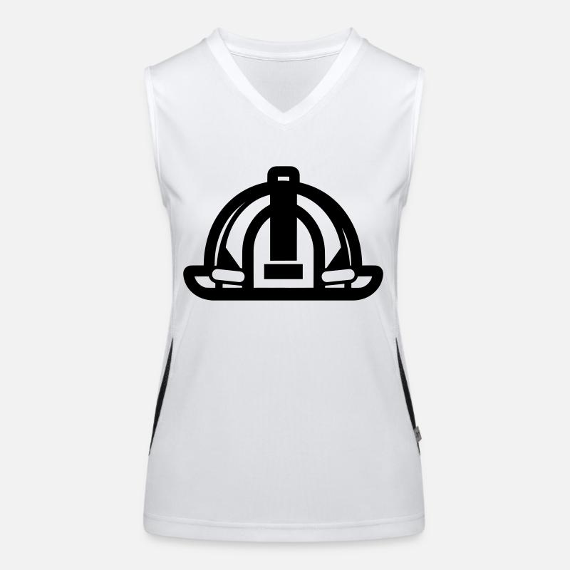 firefighter's helmet Women's Functional Contrast Tank Top