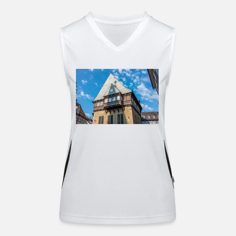 historical Bakers' Guildhall Goslar Women's Functional Contrast Tank Top