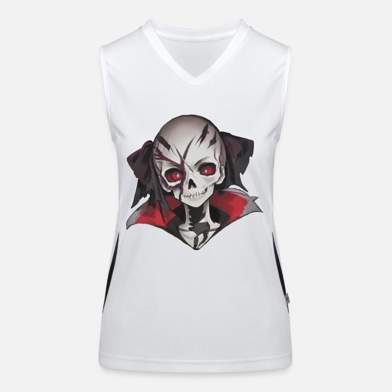 Demonic magic on Halloween night Women's Functional Contrast Tank Top