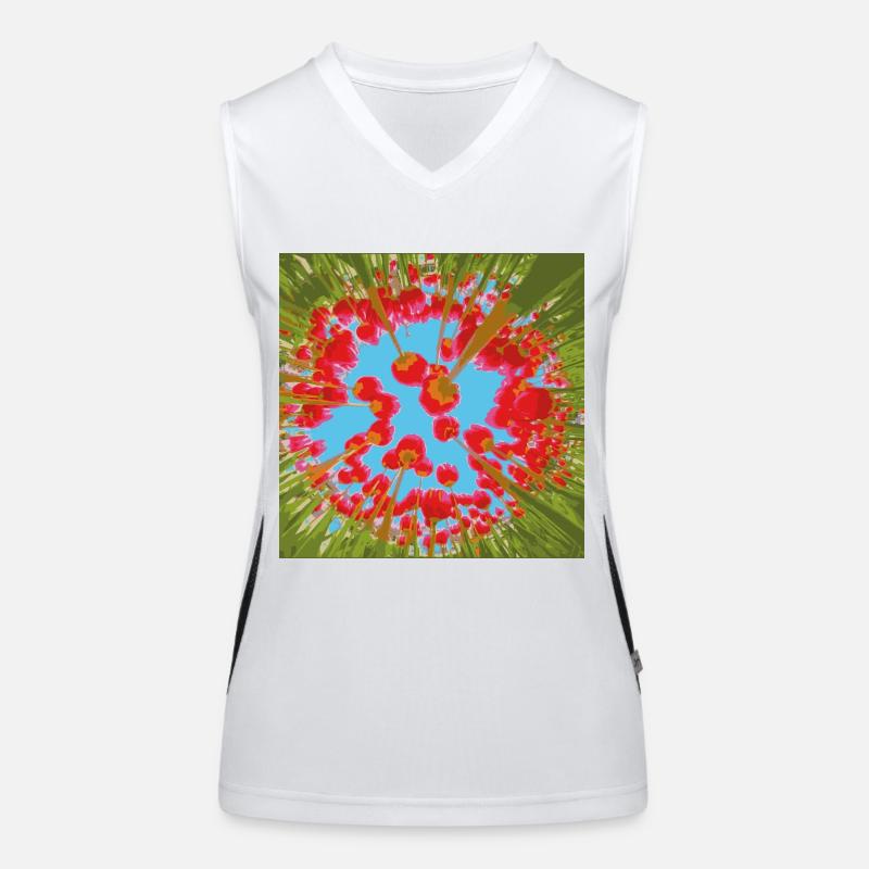 TULIPES Débardeur respirant contrasté Femme