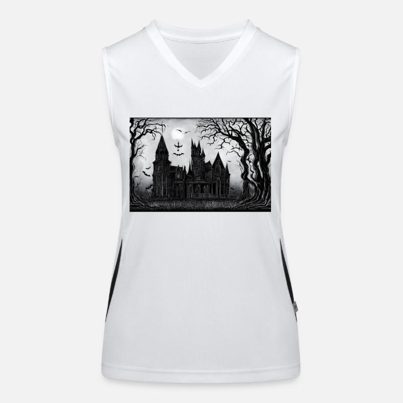 Halloween Débardeur respirant contrasté Femme