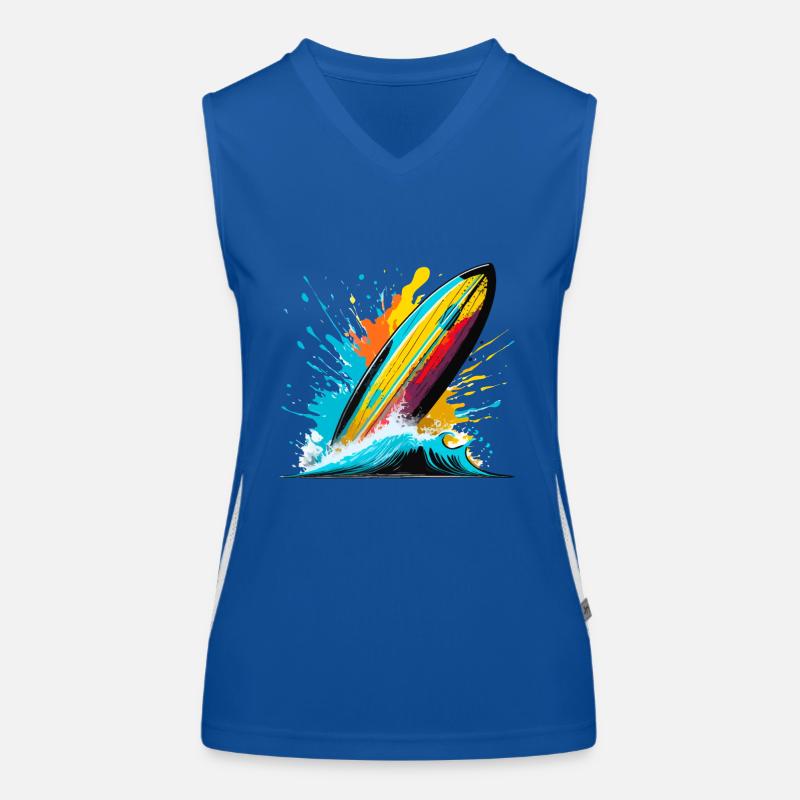 Surfboard Women's Functional Contrast Tank Top