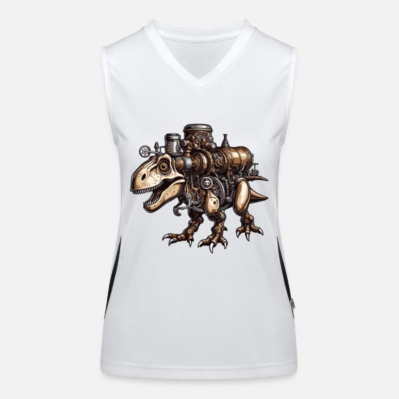 Dinosaurier / Tier / Urzeit / Reptil / Jungs Funktionelles Kontrast-Tank Top für Frauen