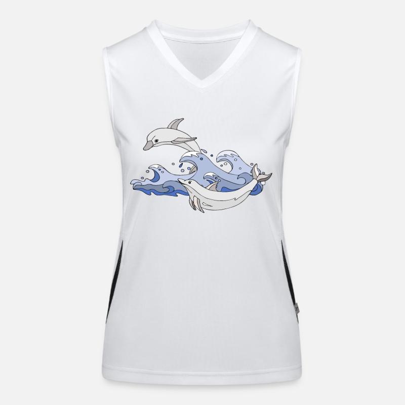 Delphine Funktionelles Kontrast-Tank Top für Frauen