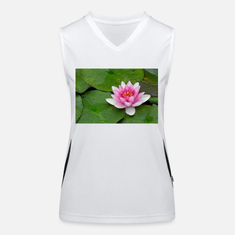 Seerose Funktionelles Kontrast-Tank Top für Frauen