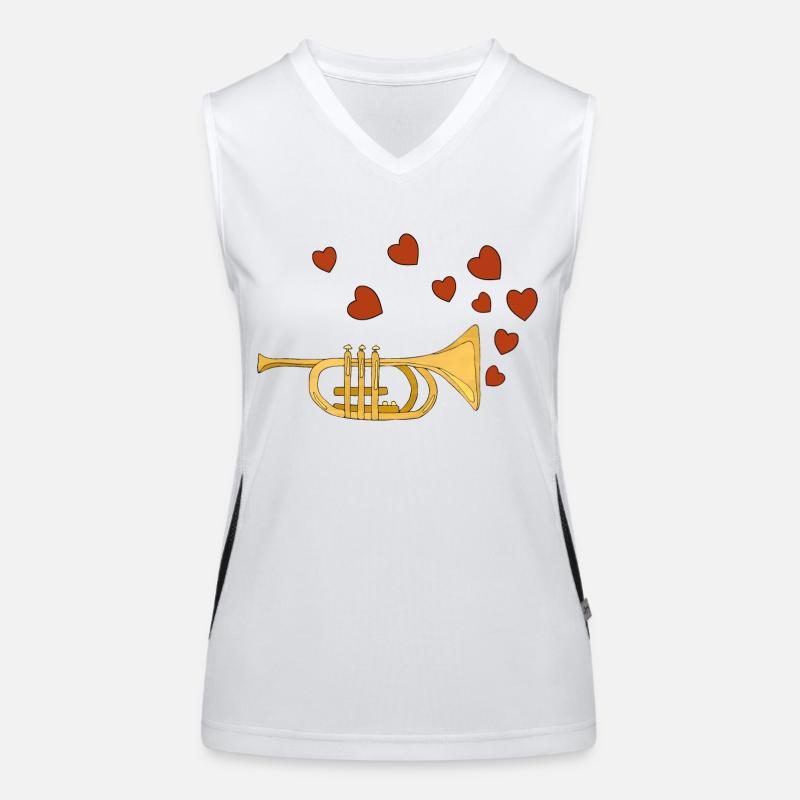 Music Women's Functional Contrast Tank Top