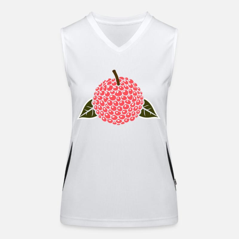 Fruit Humour little lychee Women's Functional Contrast Tank Top