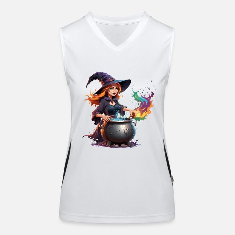 Witch / Magic / Witch Ritual / Fairy Tale / Spell Women's Functional Contrast Tank Top