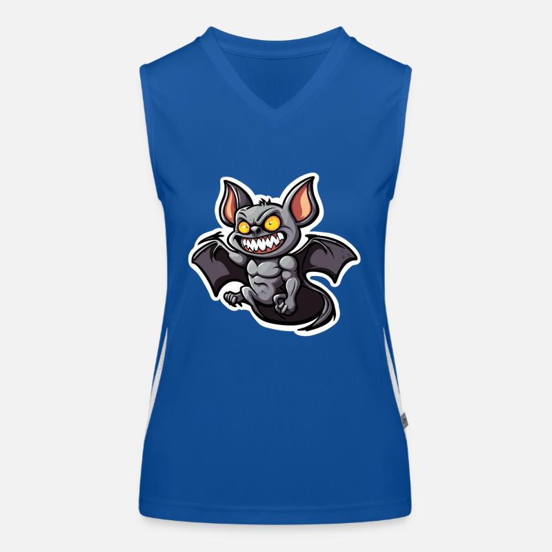 Bat / Vampire / Dracula / Animal / Halloween Women's Functional Contrast Tank Top