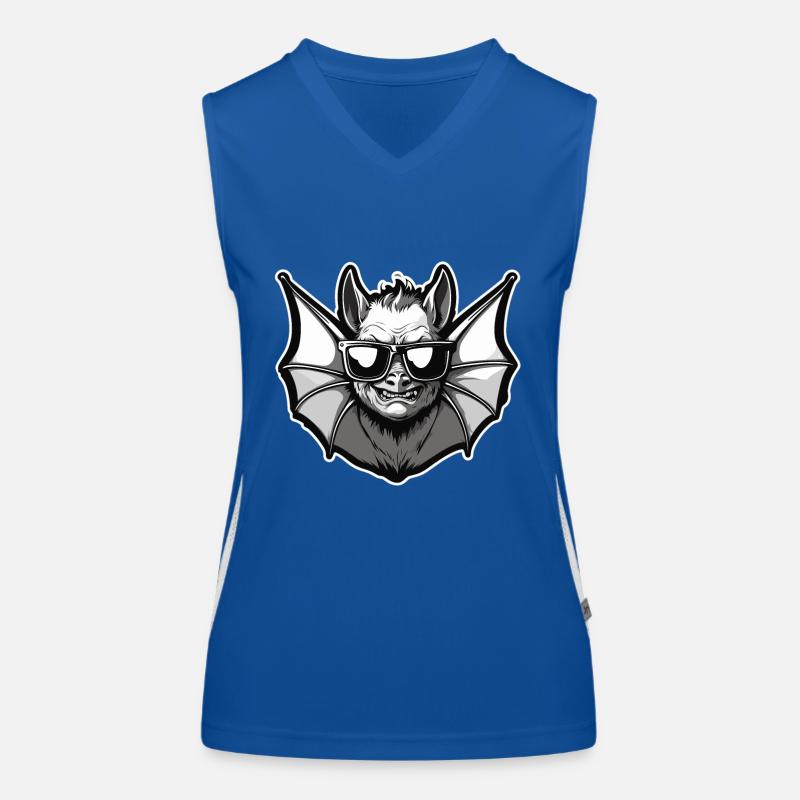 Fledermaus / Vampir / Dracula / Tier / Halloween Funktionelles Kontrast-Tank Top für Frauen